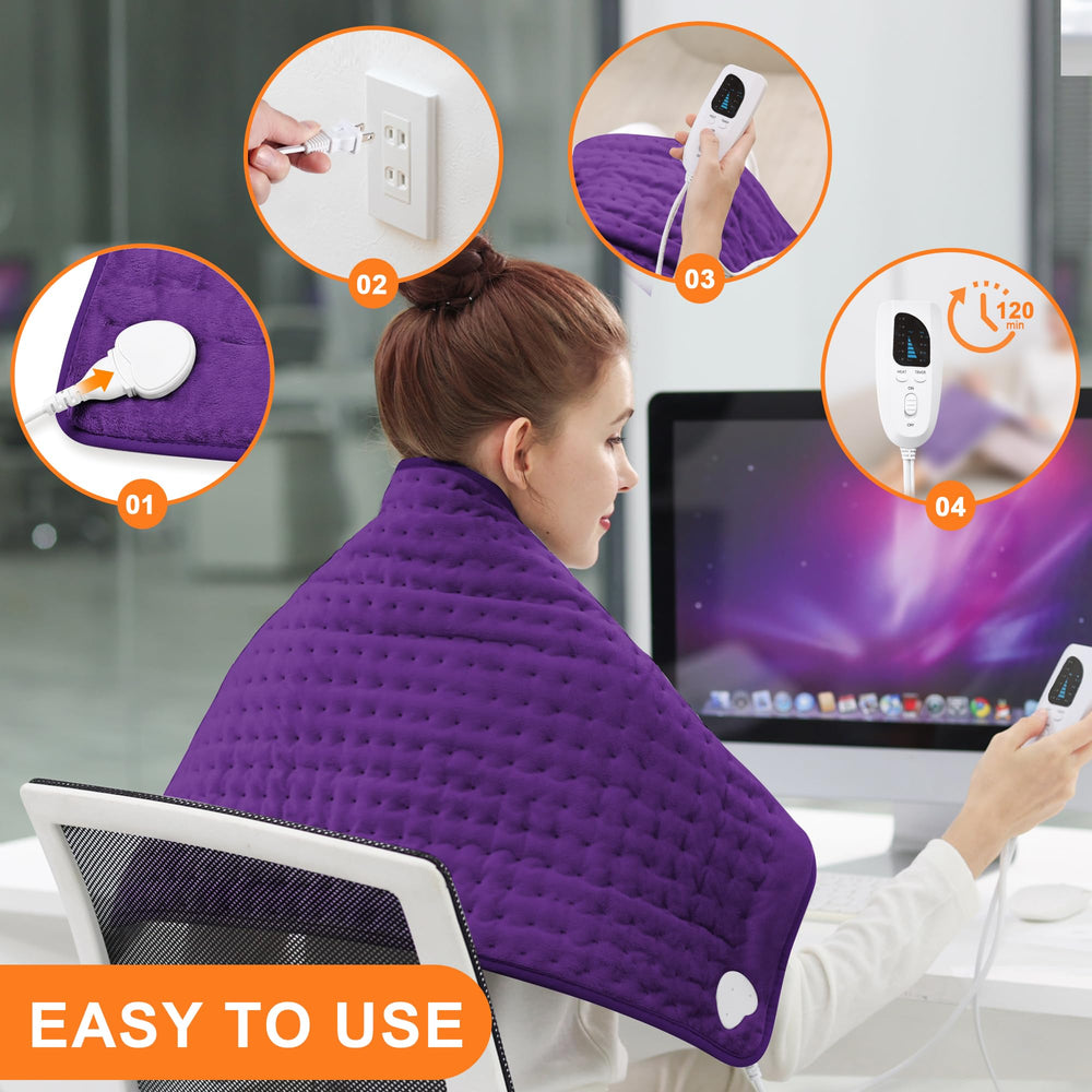 Deepsoon pad includes six temperature settings for customizable warmth.