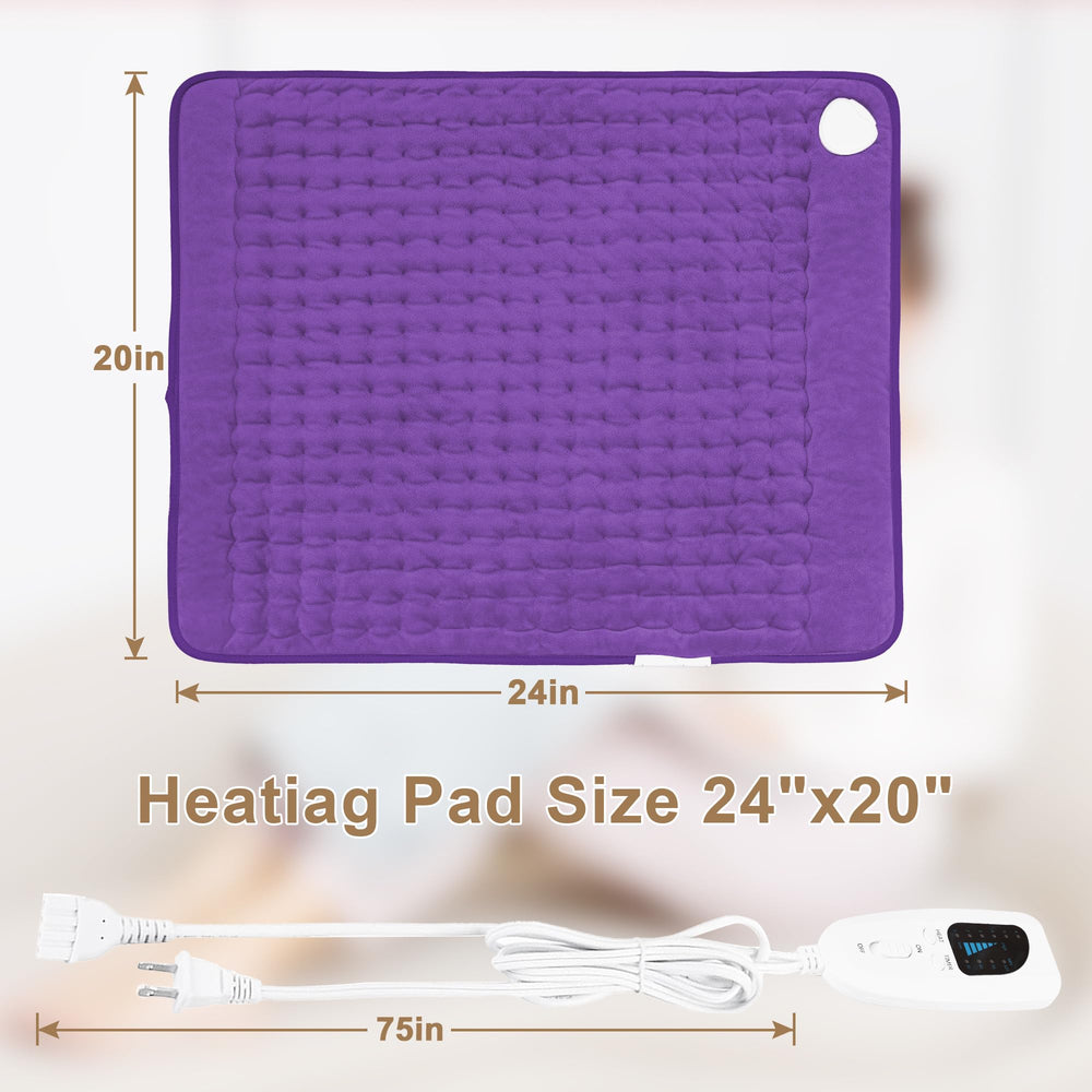 Deepsoon heating pad along arms and legs for versatile heat coverage.
