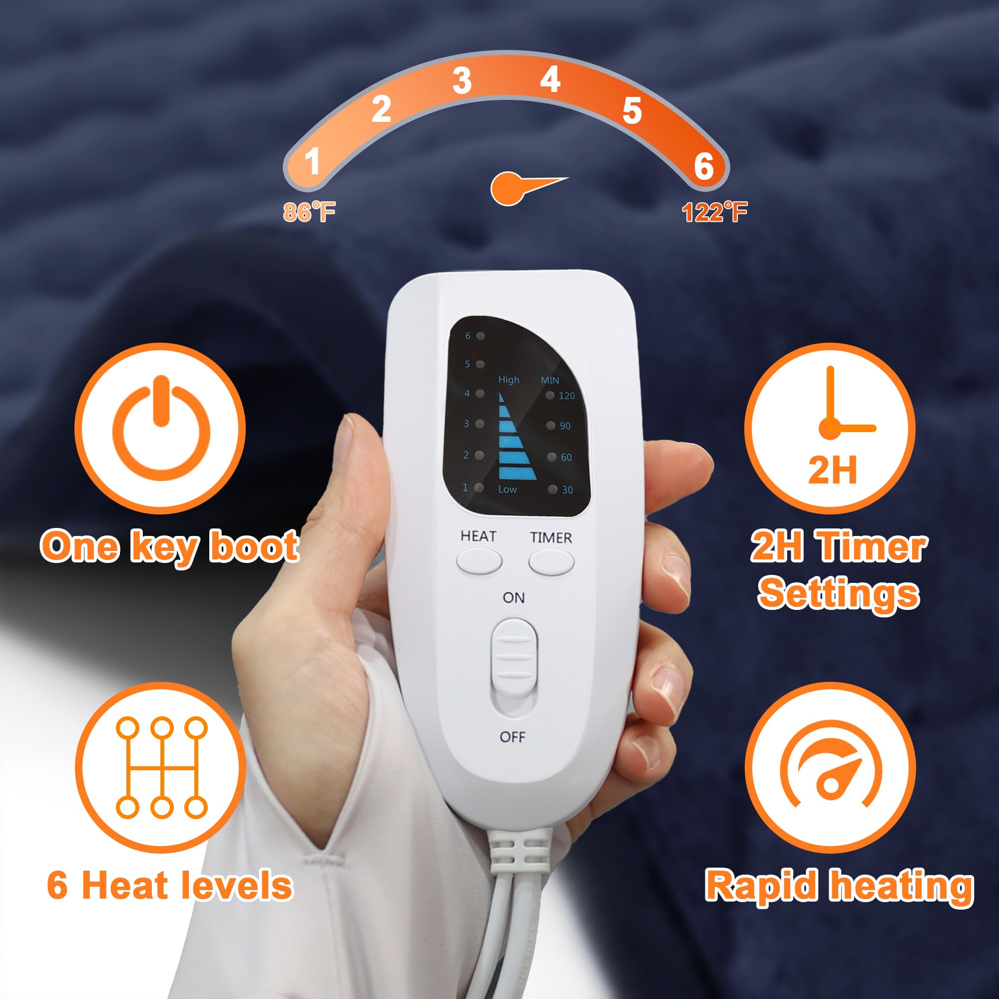 Deepsoon heating pad for arms offers cozy heat coverage.