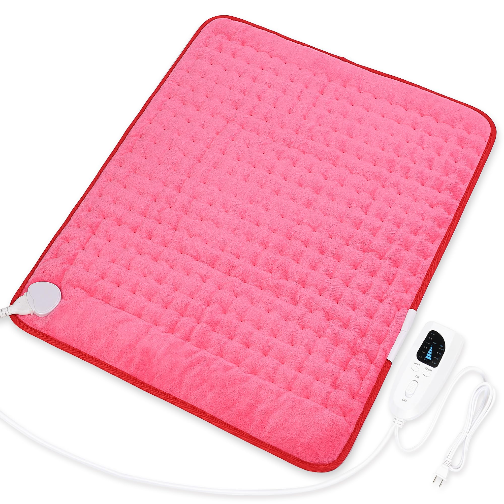 Deepsoon heating pad for back and shoulder relief with moist heat option.