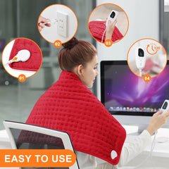 Deepsoon heating pad 75-inch cord for easy lounging