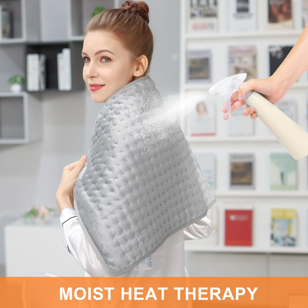 Deepsoon heating pad supports dry and moist heat for versatile comfort