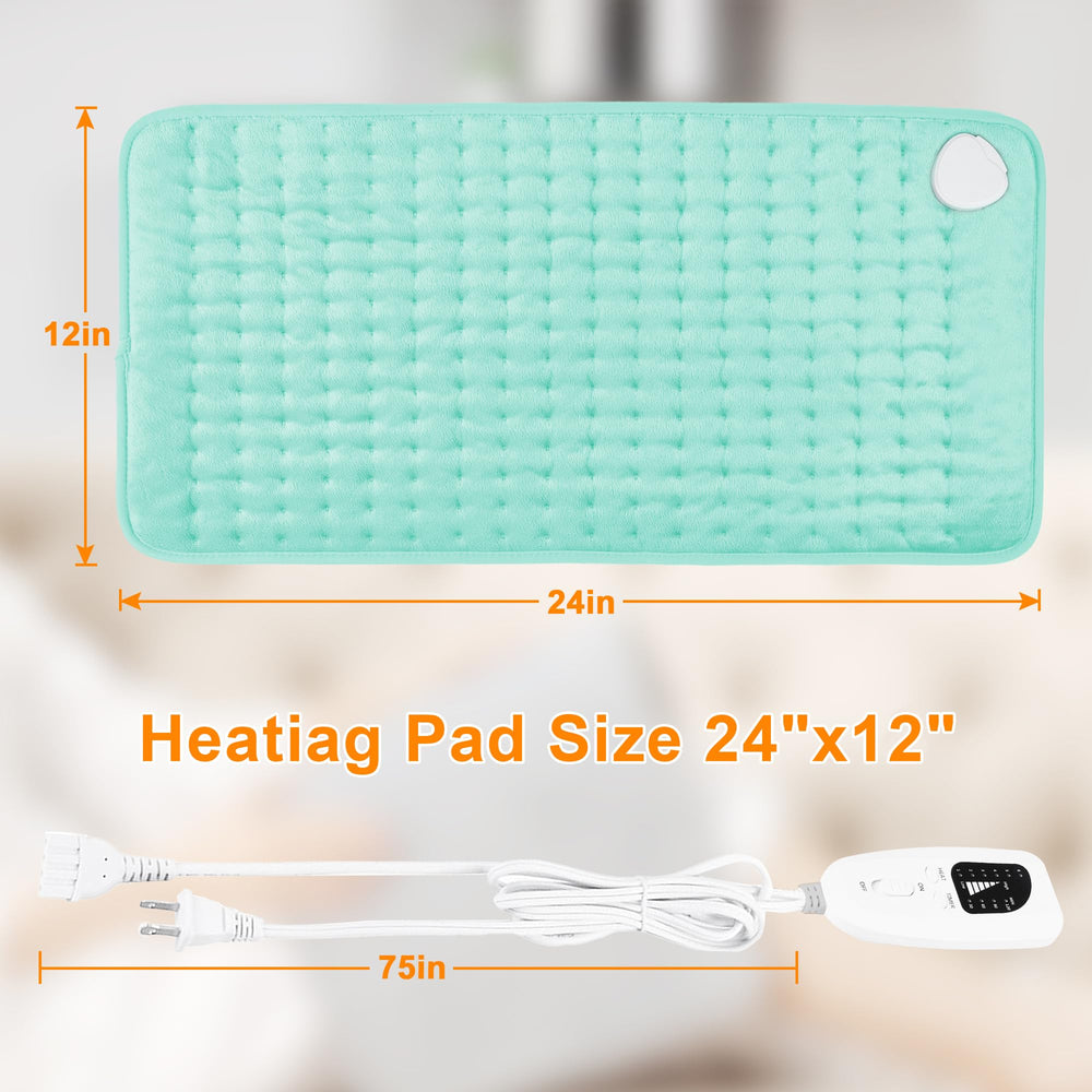 Deepsoon heating pad knee 12x24 helps relax joints after activity.