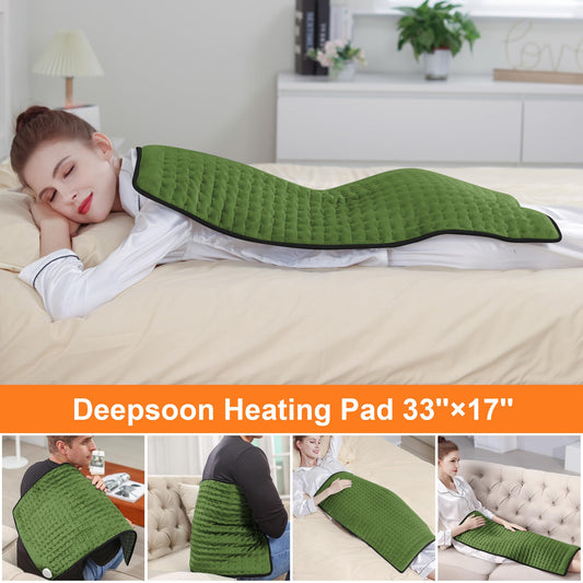 Deepsoon heating pad neck provides gentle heat for neck tension relief