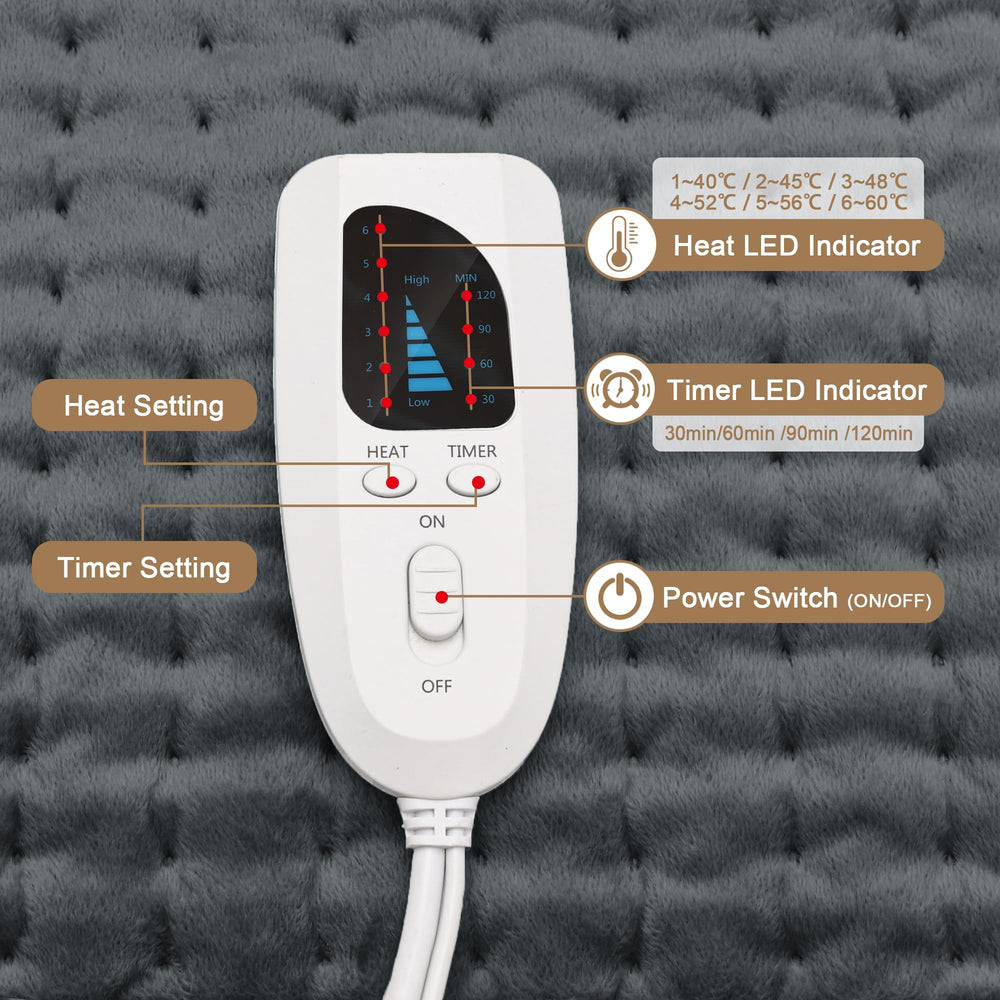 Deepsoon heating pad reaching temperature quickly for faster comfort