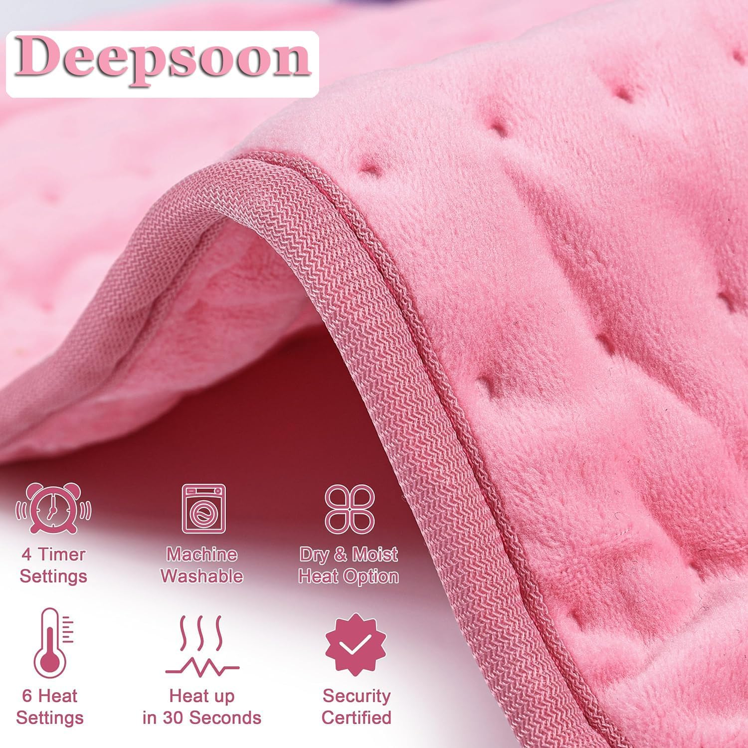 Deepsoon heating pad on a couch for cozy relaxation