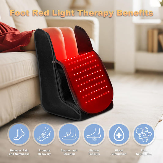 Deerbaba red light therapy device for knees easing joint discomfort with gentle heat.