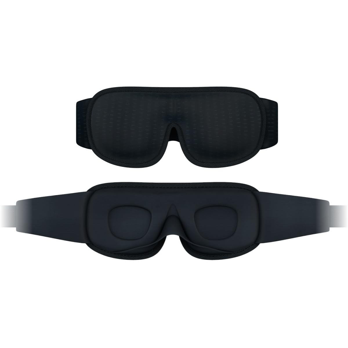 DefenderShield EMF eye mask light-block design for restful sleep
