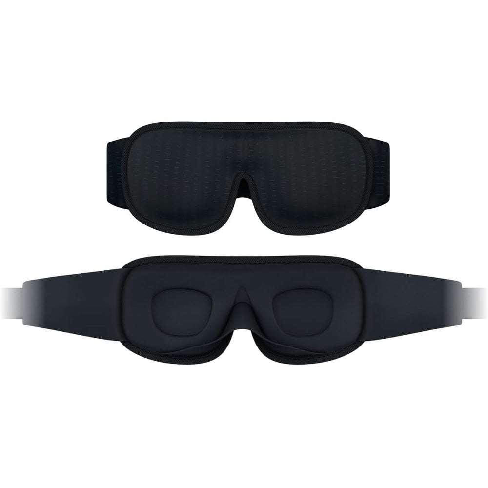 DefenderShield EMF eye mask light-block design for restful sleep