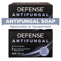 Defense Soap antifungal bar pack front view for effective locker-room fungal care