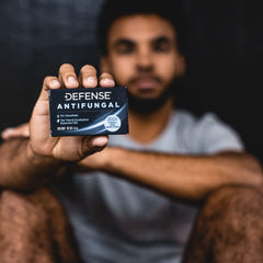 Defense Soap antifungal bar pack includes two bars for home use
