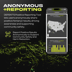 DEFENT patented technology label on device highlights advanced detection capability