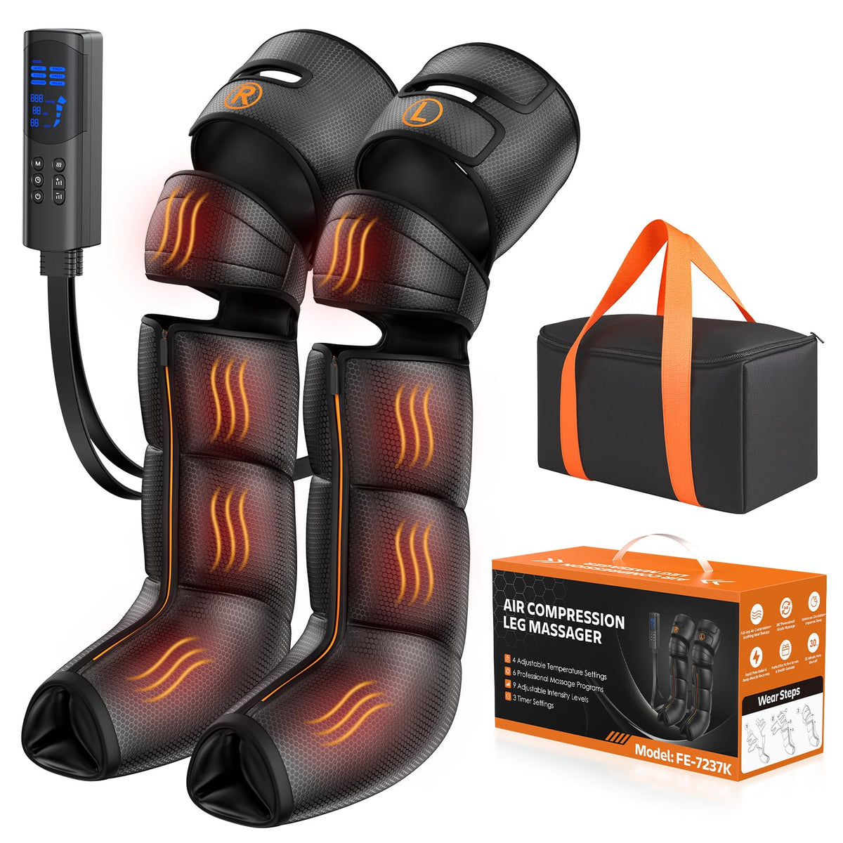 DEJUNPIOOL leg massager foot compression for improved circulation