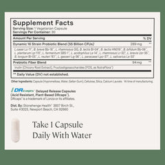 Delayed-release vegetarian capsules protect probiotics through stomach acid