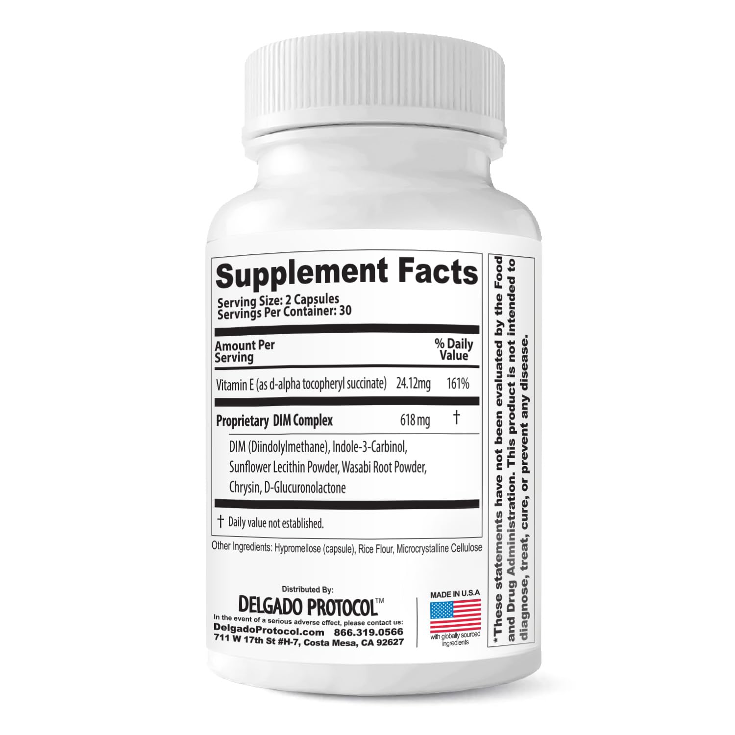 Estroblock Pro capsules pour from bottle for easy daily use.