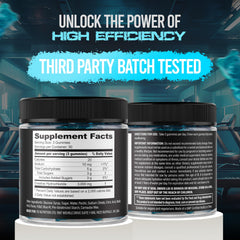 Demon Labz third-party testing seal on Creatine HCl gummies packaging