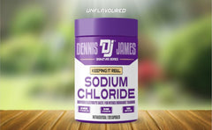 Packaging highlights Non-GMO, gluten-free formulation for clean electrolyte support.
