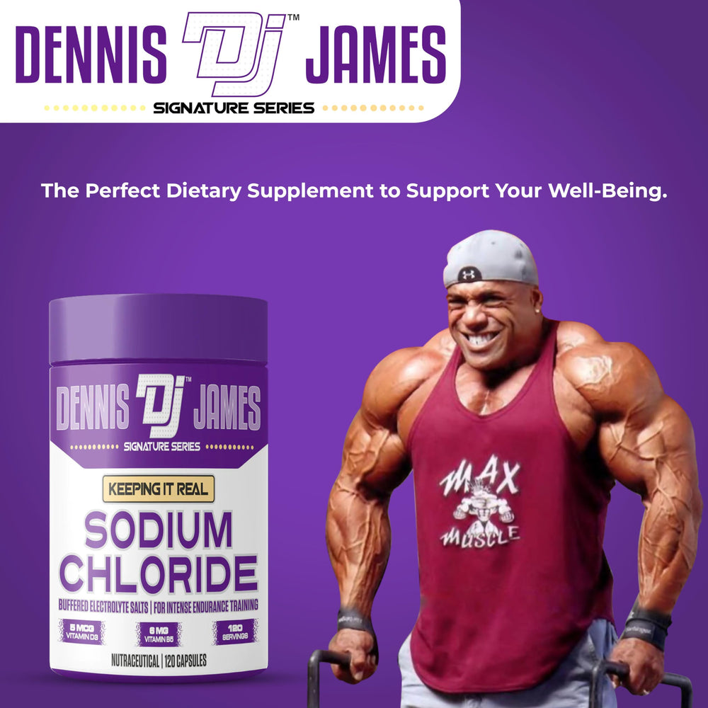 Athlete using Dennis James product during training to stay hydrated and cramp-free.