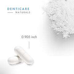Denticare Bite-Guard capsules close-up highlighting high-absorbency formula