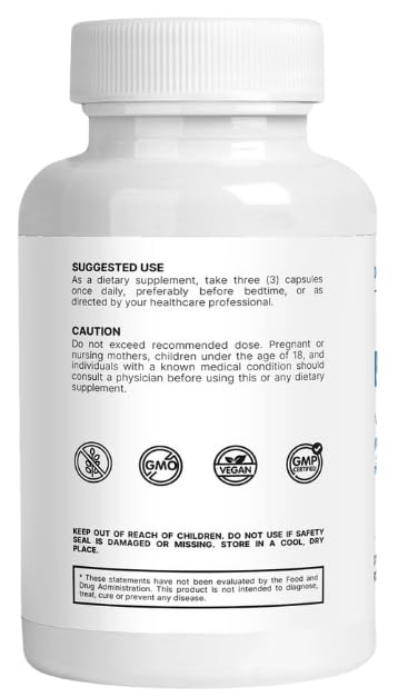 Denticare Bite-Guard vegan non-GMO label emphasizes clean supplement standards