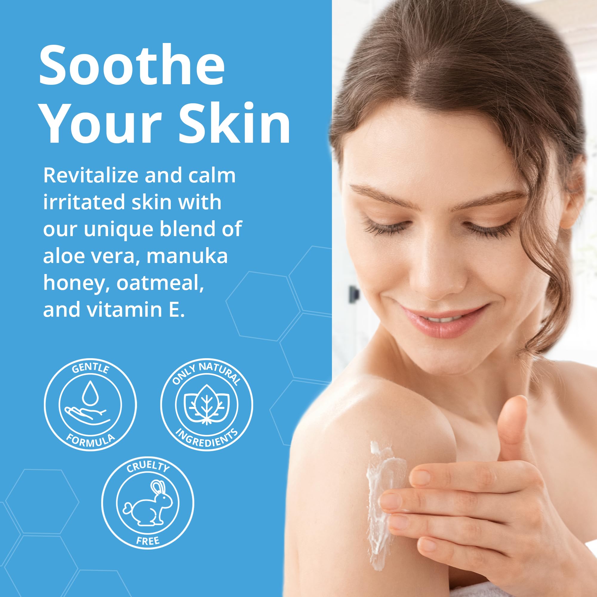 DermaChange eczema cream jar close-up reveals rich texture nourishing dry patches.