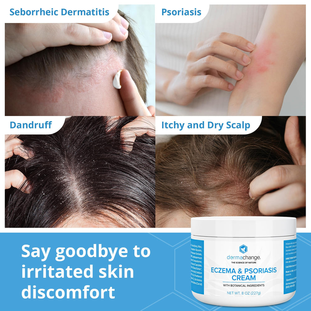 DermaChange shea butter detail suggests deep nourishment for sensitive skin.
