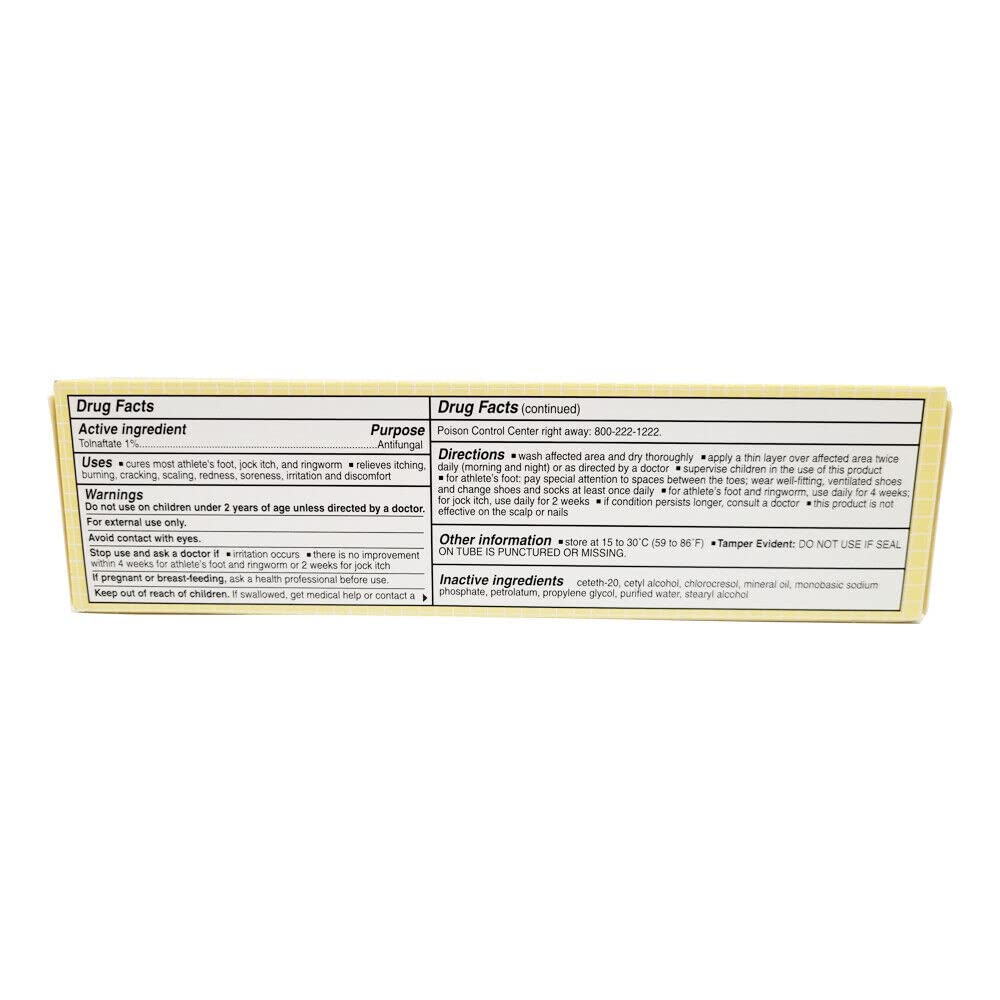Derman antifungal cream texture close-up suggests smooth application.