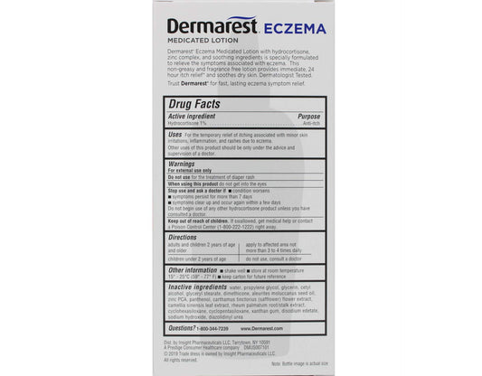 Dermarest eczema medicated lotion application demonstrating quick relief and non-greasy feel