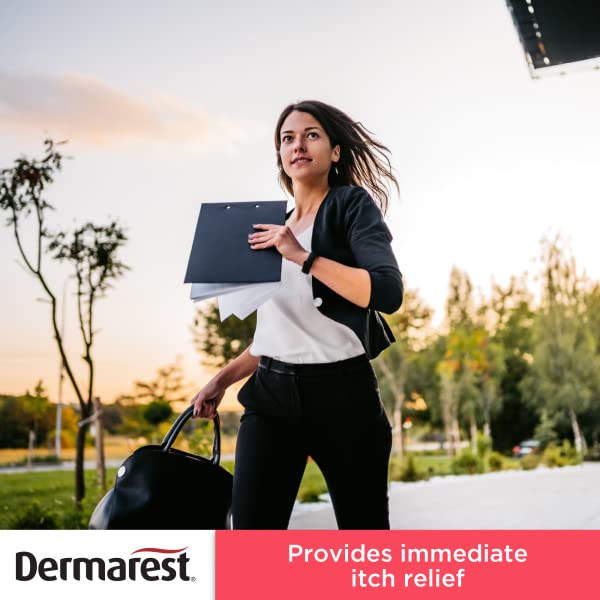 Dermarest eczema lotion used in daily skincare routine to soften dry skin.