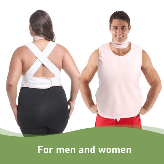 DEROWN castor oil vest wrap shown for targeted, comfortable coverage.