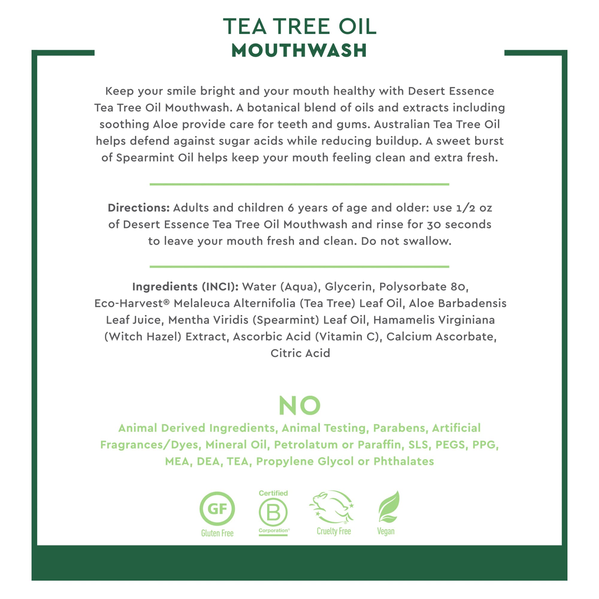 Close-up of natural ingredients like tea tree oil and witch hazel for gentle cleansing.