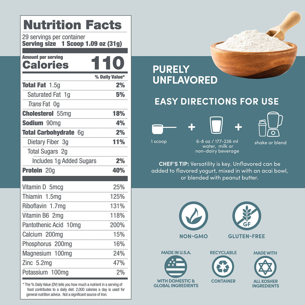 Designer Wellness Designer Whey in kitchen setup — easy to blend with drinks