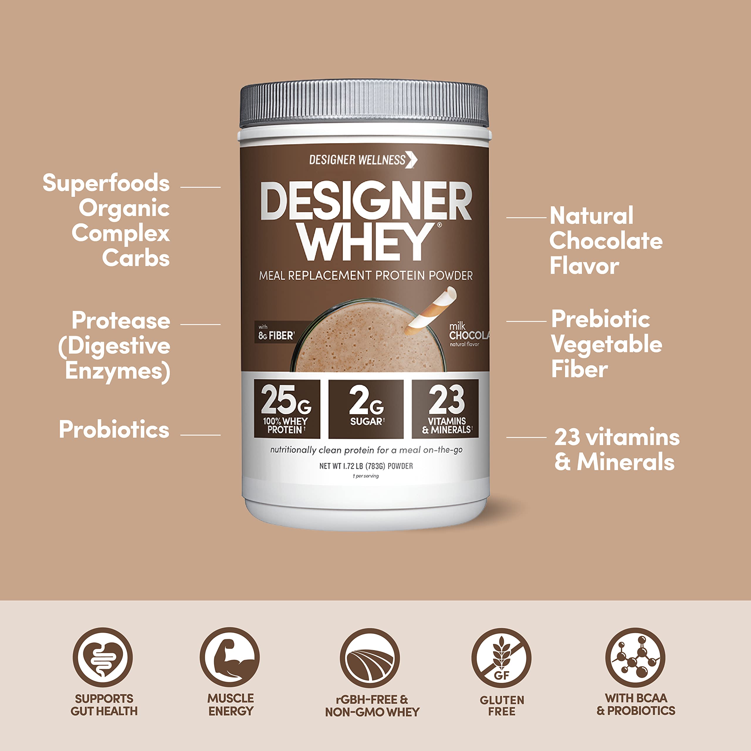 Designer Wellness organic superfood carb blend bowl supports steady energy.