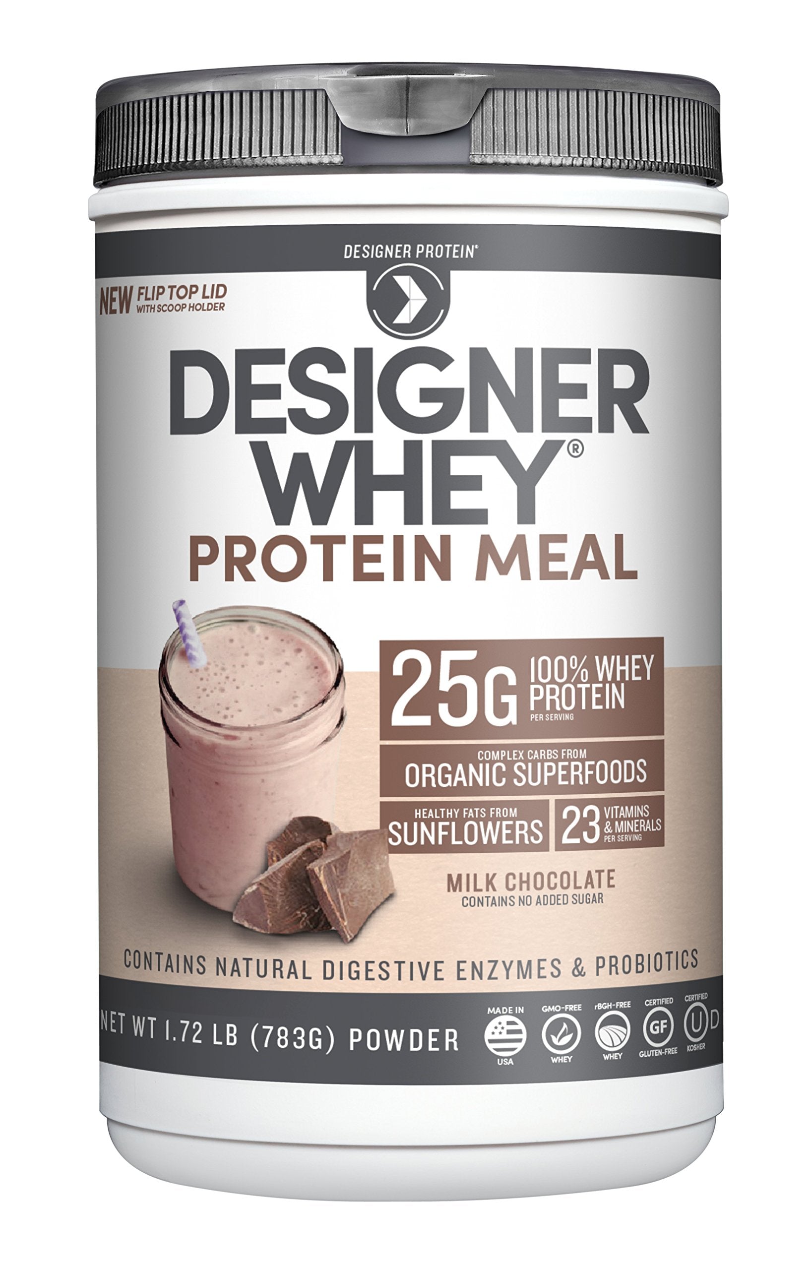 Designer Wellness probiotic fiber closeup supports digestion.