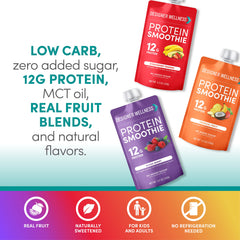 Designer Wellness Protein Smoothie on-the-go pack ready for busy mornings