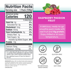 Designer Wellness product with fruit swirl highlights natural sweetness from real fruit