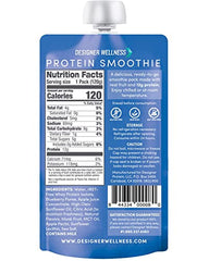 Designer Wellness smoothie real fruit blend highlighting natural sweetness and flavor