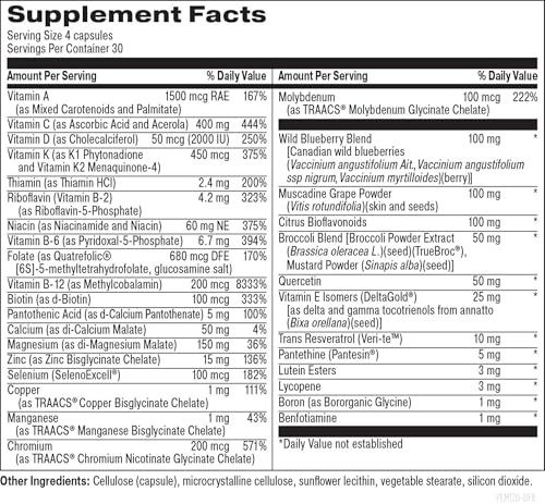 Designs for Beauty The Foundation of You ingredients-graphic highlighting vitamins and minerals