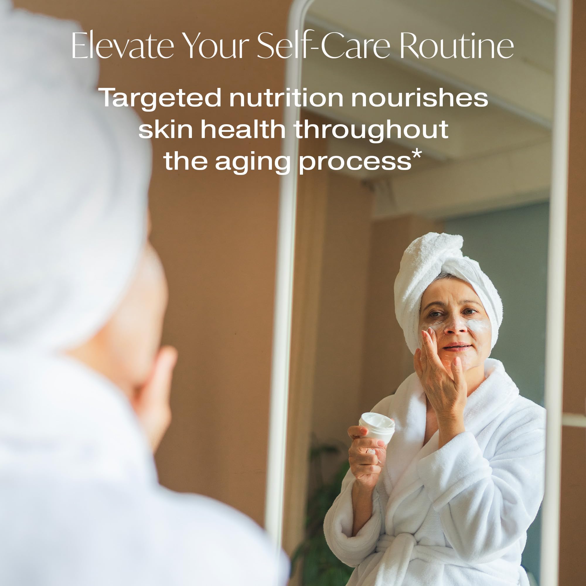 Designs for Beauty The Foundation of You packaging-display emphasizing non-GMO and gluten-free claims