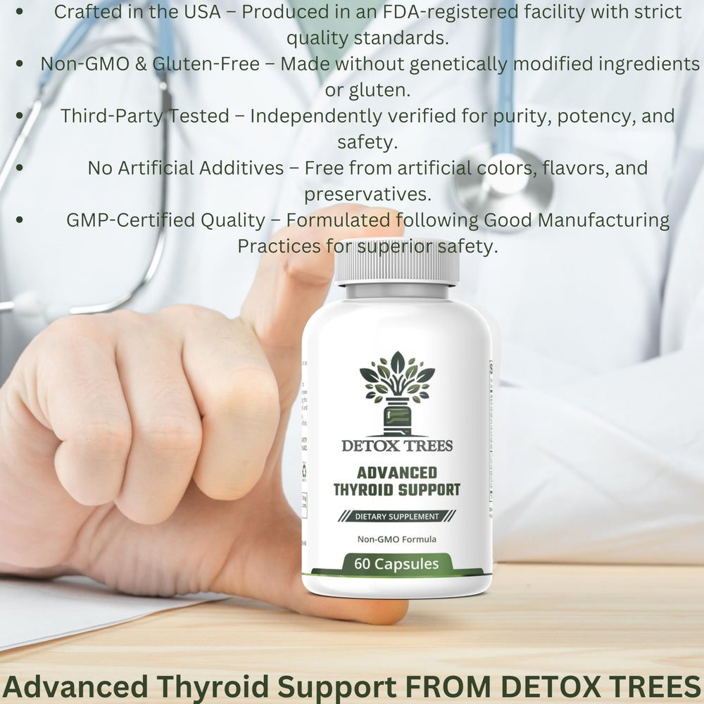 Detox Trees Thyroid Health Formula ingredients-iodine for metabolism support