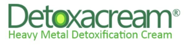 Detoxacream EDTA cream applied to neck for even absorption demonstration.