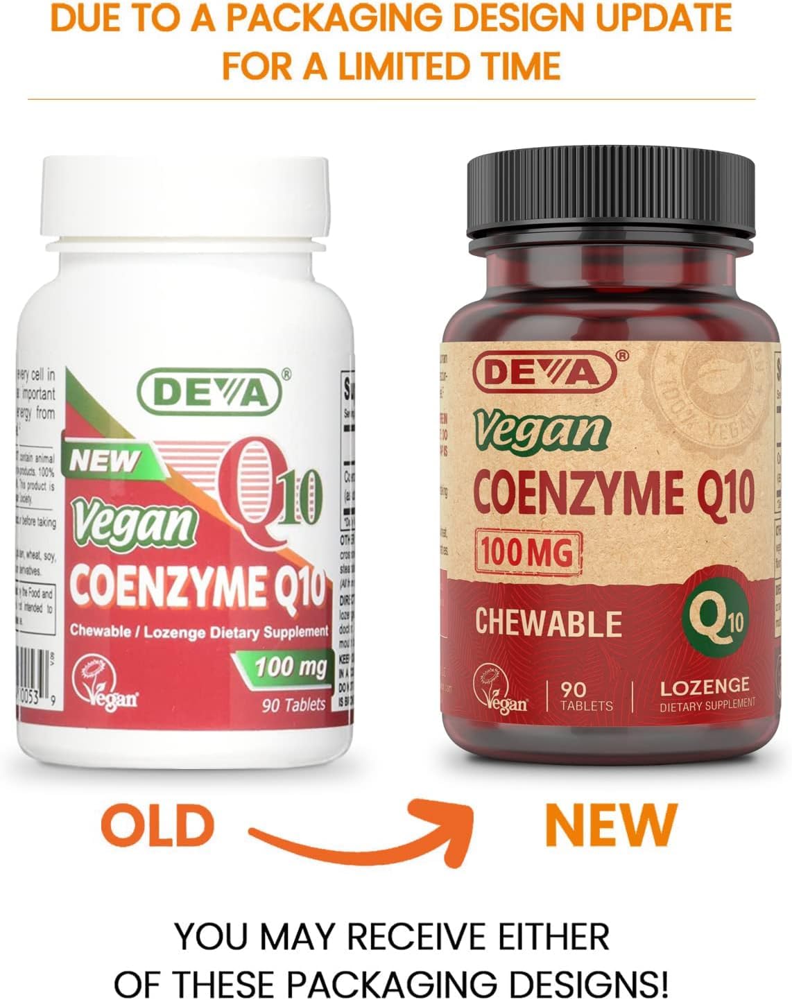 DEVA CoQ10 chewable dissolving in mouth for easy intake