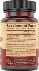 Pack of 2 vegan CoQ10 bottles for affordable daily use