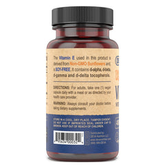 DEVA non-GMO sunflower Vitamin E designed for vegan nutrition.