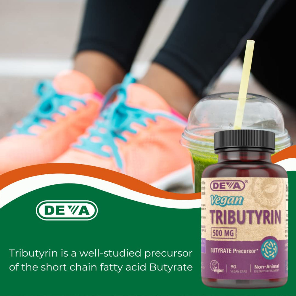 DEVA Tributyrin capsules pour capture easy daily dose routine
