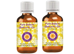 dève herbes Babchi oil bottle in amber glass promoting potency and gentle skin care