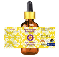 dève herbes Boswellia Carterii steam-distilled oil in a clear bottle preserves quality