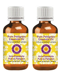 Deve Herbes Petitgrain oil bottle in amber glass preserves potency.