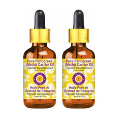 deve-herbes pure fenugreek oil bottle for skin and hair care