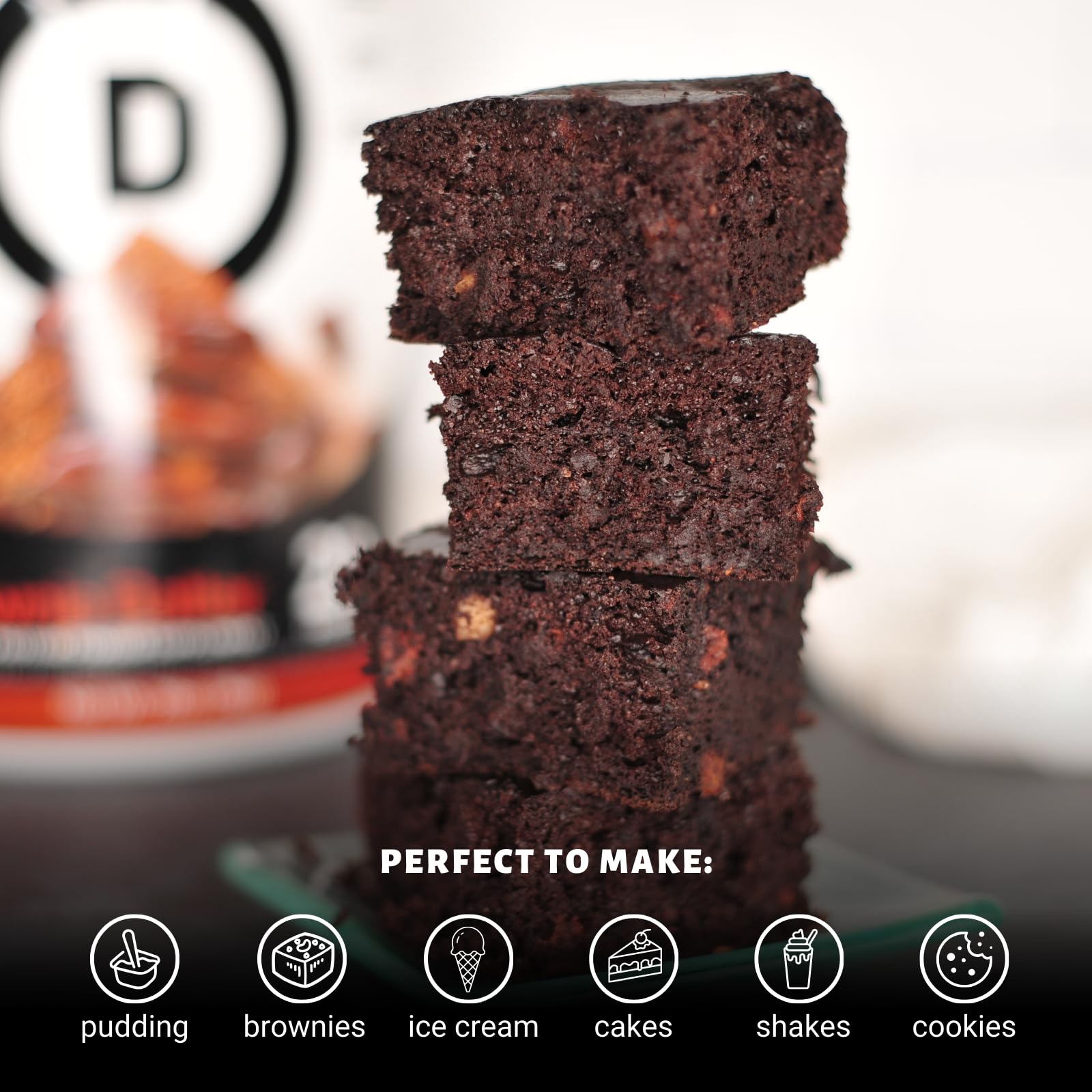 Devotion Nutrition Brownie Batter gluten-free and keto-friendly option.